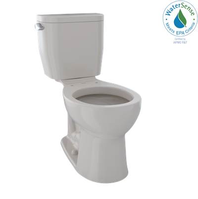 Toto CST243EF#12- Entrada - 1.28Gpf -Round Front C243Ef + St243E - Sedona Beige | FaucetExpress.ca