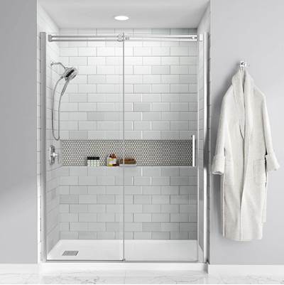 American Standard A8002L-LHO.020- Studio 60 X 32-Inch Single Threshold Shower Base With Left-Hand Outlet