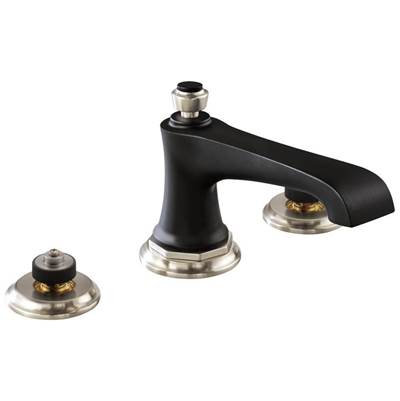 Brizo 65360LF-NKBLLHP-ECO - Two Handle Widespread Lavatory Faucet