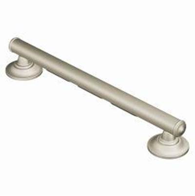 Moen LR8724D1GBN- Home Care Brushed Nickel 24'' Designer Grab Bar