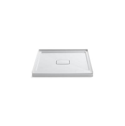 Kohler 9393-0- Archer® 42'' x 42'' Single threshold center drain shower base with removable cover | FaucetExpress.ca