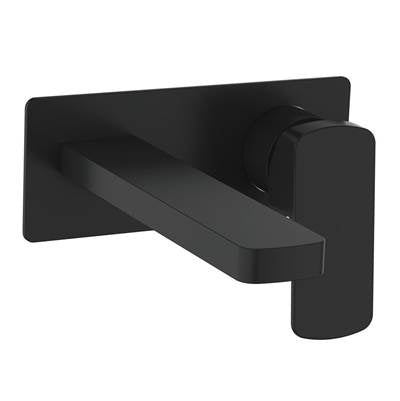 Vogt BF.NU.1410.MB- Niveau Wall Mount Lavatory Faucet With Plate Mb - FaucetExpress.ca