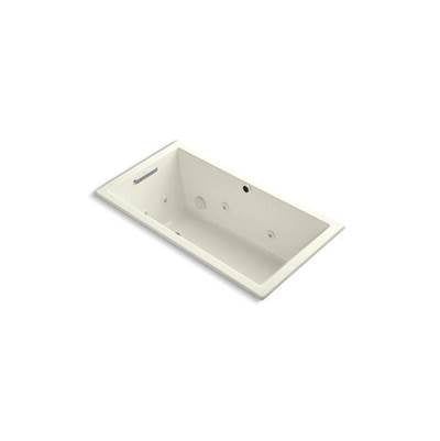 Kohler 1168-JH-96- Underscore® Rectangle 60'' x 32'' heated whirlpool bath with reversible drain | FaucetExpress.ca