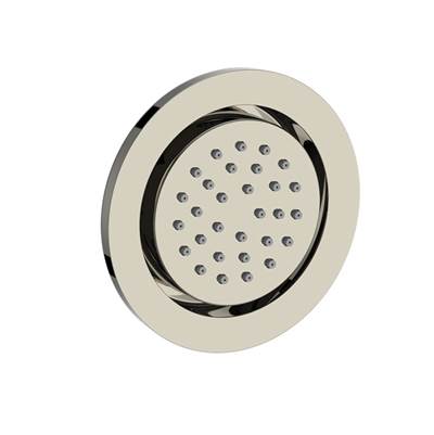 Vogt BJ.02.01.PN- Round Built-In Body Jet Polished Nickel
