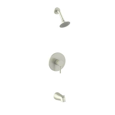 Vogt TM.OR.110.400.BN- Worgl Trim for 1-Way Pressure Balanced Set - Showerhead and Handheld Brushed Nickel
