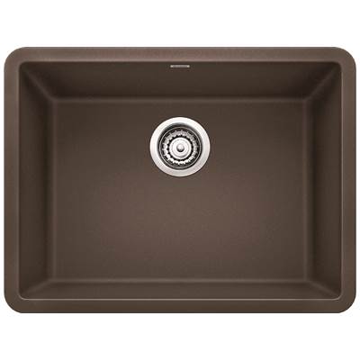 Blanco 401881- PRECIS U Single 24 Undermount Sink, SILGRANIT®, Café | FaucetExpress.ca