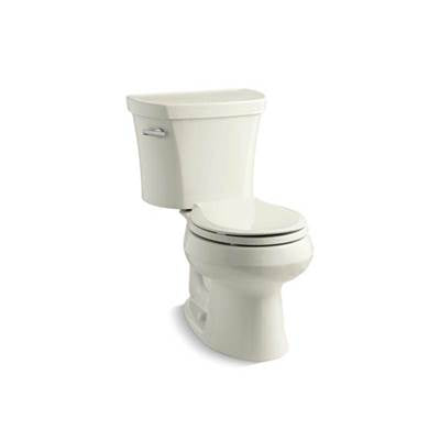 Kohler 3947-96- Wellworth® Two-piece round-front 1.28 gpf toilet with 14'' rough-in | FaucetExpress.ca