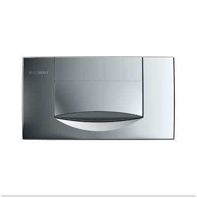 Geberit 115.222.21.1- Geberit actuator plate 200F for stop-and-go flush: bright chrome-plated | FaucetExpress.ca