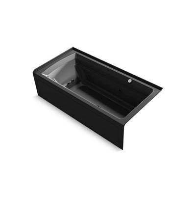 Kohler 1124-XGHRA-7- Archer® 72'' x 36'' integral apron whirlpool + Heated BubbleMassage air bath with right-hand drain | FaucetExpress.ca