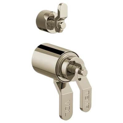 Brizo HL7534-PN- Tempassure Thermostatic Valve With Diverter Trim Shutoff Han | FaucetExpress.ca