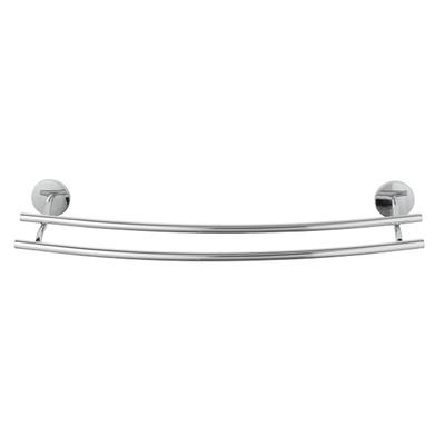 Laloo CR3830D C- Classics-R Extended Double Towel Bar - Chrome | FaucetExpress.ca