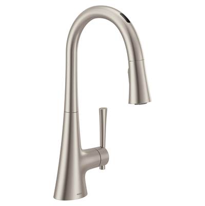 Moen 9126EVSRS- Kurv Smart Faucet Touchless Pull Down Sprayer Kitchen Faucet With Voice Control And Power Boost, Spot Resist Stainless