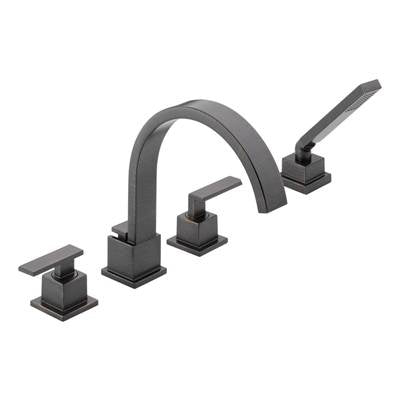 Delta T4753-RB- Roman Tub With Handshower Trim | FaucetExpress.ca