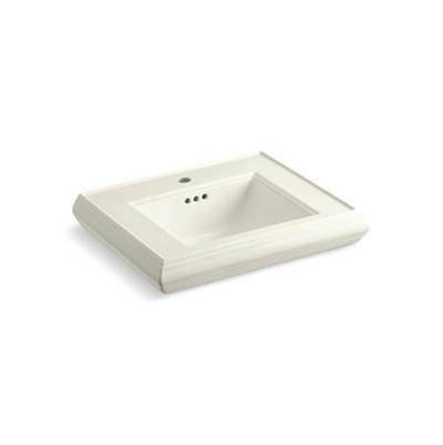 Kohler 2239-1-96- Memoirs® pedestal/console table bathroom sink basin with single faucet-hole drilling | FaucetExpress.ca