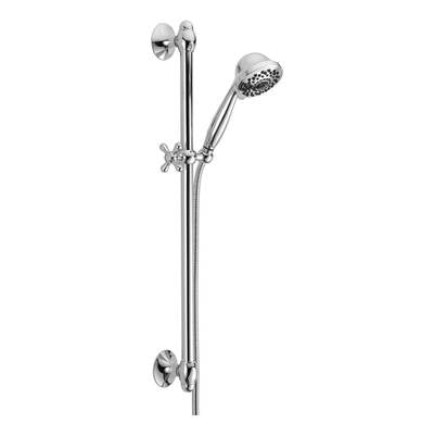 Delta 51708- Euro Style 5 Spray Hs, 29'' Vic Adj Wall Bar, 60'' Ext Hose | FaucetExpress.ca