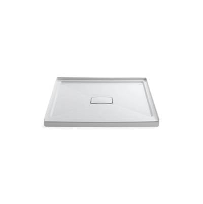 Kohler 9394-0- Archer® 48'' x 48'' Single threshold center drain shower base with removable cover | FaucetExpress.ca