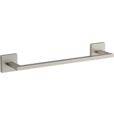 Kohler 23286-BN- Square 12-in Towel Bar | FaucetExpress.ca
