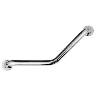 Laloo 1013 PN- Grab Bar - Angle 18 1/8 - Polished Nickel | FaucetExpress.ca