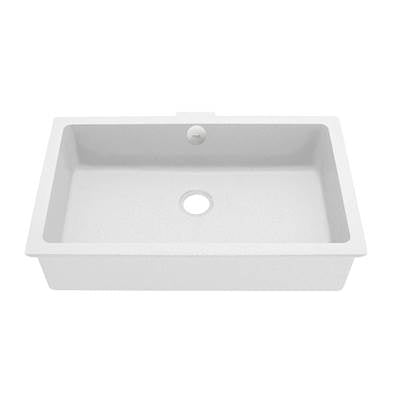 Vogt BS.2113.K04G- Krone Vogranite Undermount Vanity Sink Frost White