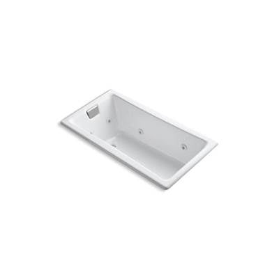 Kohler 852-JH-0- Tea-for-Two® 60'' x 32'' drop-in/undermount whirlpool, reversible drain | FaucetExpress.ca