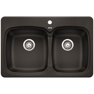 Blanco 400171- VIENNA 210 Drop-in Kitchen Sink, SILGRANIT®, Anthracite | FaucetExpress.ca
