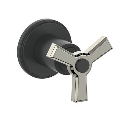Vogt TM.Z3.01.PB- Zehn Trim for 3/4' Thermostatic Volume Control Valve Polished Nickel Matte Black