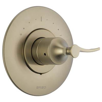 Brizo T66T090-BN- Thermoststic Control-Lever Brizo Rsvp Custom Shower | FaucetExpress.ca