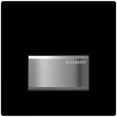 Geberit 116.016.DW.5- Geberit urinal flush control with pneumatic flush actuation, actuator plate type 50: jet black RAL 9005 | FaucetExpress.ca