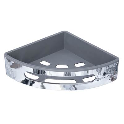 Laloo CB3431 C- Corner Shower Caddy - Chrome | FaucetExpress.ca