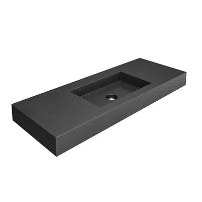 Royal Bath and Marble PETSTONE4818GR- WASHBASIN PETRA WALL HUNG 48" GRAFFITO
