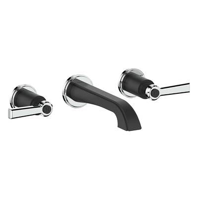 Vogt TM.Z1.1500.SB- Zehn Trim for Wall Mount Lavatory Faucet without Pop-Up Stainless Steel Matte Black