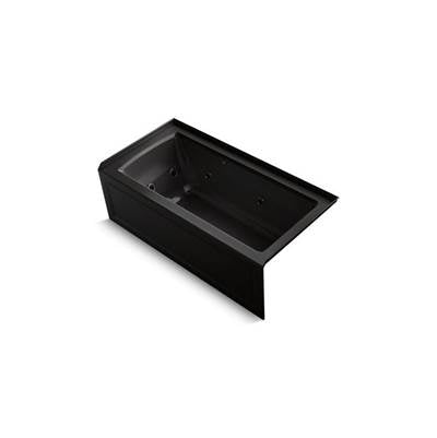 Kohler 1947-XGHRA-7- Archer® 60'' x 30'' integral apron whirlpool + Heated BubbleMassage air bath with right-hand drain | FaucetExpress.ca
