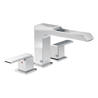 Delta T2768- Delta Ara 3 Hole Roman Tub Trim - Channel Spout | FaucetExpress.ca