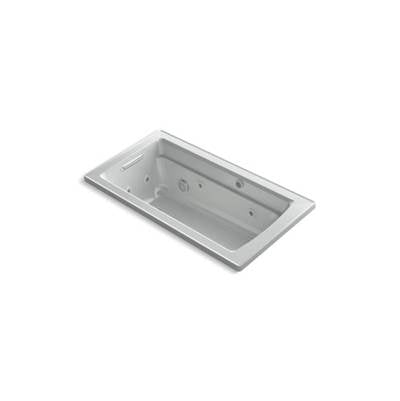 Kohler 1122-XHGH-95- Archer® 60'' x 32'' drop-in whirlpool + Heated BubbleMassage air bath | FaucetExpress.ca