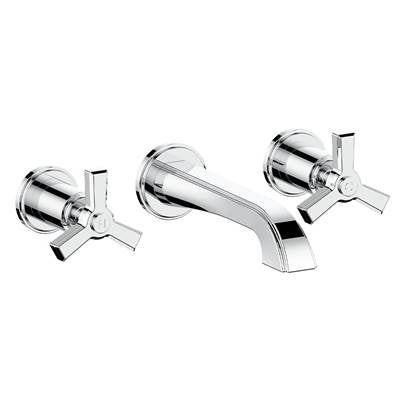 Vogt BF.Z3.1500.CC- Zehn Wall Mount Lavatory Faucet without Pop-Up Chrome