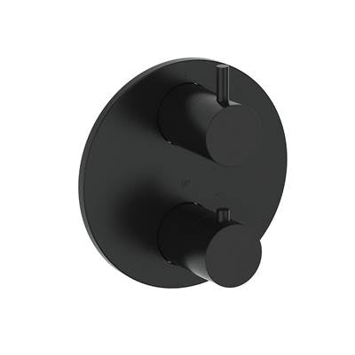 Vogt Tm.wl.220.mb- Worgl Trim For 2-way Thermostatic Valve Matte Black 