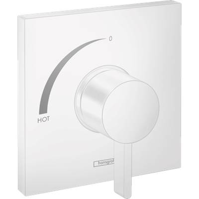 Hansgrohe 15724701- Square Pressure Balance Trim - FaucetExpress.ca