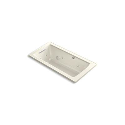 Kohler 1947-XHGH-96- Archer® 60'' x 30'' drop-in whirlpool + Heated BubbleMassage air bath | FaucetExpress.ca