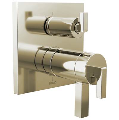 Brizo T75522-PNLHP- Frank Lloyd Wright TempAssure Thermostatic Valve with 3-Function Integrated Diverter Trim - Less Handles