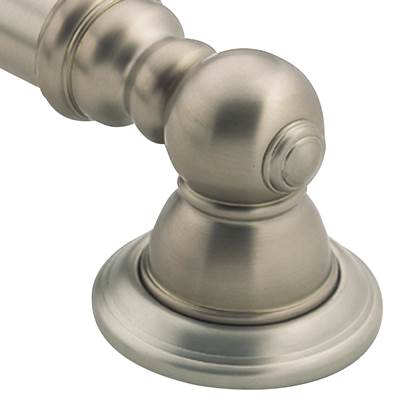 Moen YG5412BN- Kingsley Brushed Nickel 12'' Designer Grab Bar - FaucetExpress.ca