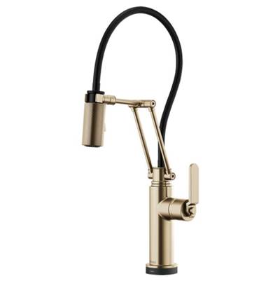 Brizo 64244LF-GL- Articulating With Smarttouch, Industrial Handle | FaucetExpress.ca