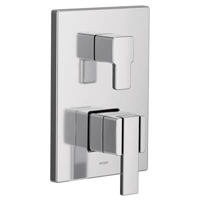Moen UTS9011- Via M-CORE 3-Series 2-Handle Shower Trim with Integrated Transfer Valve in Chrome (Valve Not Included)