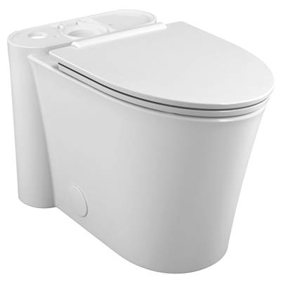 American Standard 3712A100.020- Studio S Concealed Trapway Chair Height Elongated Toilet Bowl With Seat