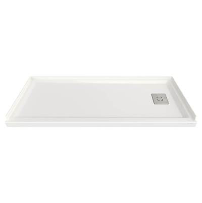 American Standard A8001L-RHO.020- Studio 60 X 30-Inch Single Threshold Shower Base With Right-Hand Outlet