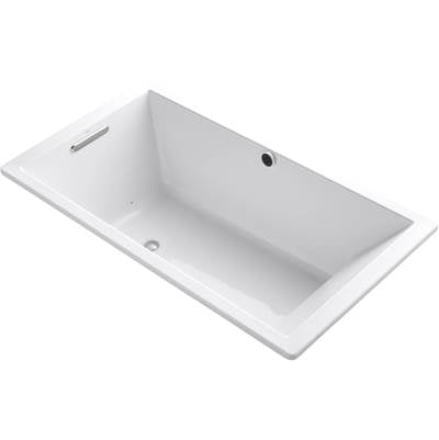 Kohler 1173-GH-0- Underscore Rectangle 66-in X 36-in Heated Bubblemassage Air Bath With Reversible Drain | FaucetExpress.ca