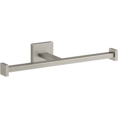 Kohler 23288-BN- Square Double Toilet Paper Holder | FaucetExpress.ca