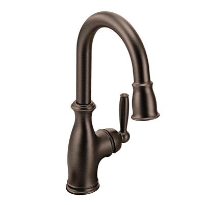Moen 5985ORB- Brantford Single-Handle Pull-Down Sprayer Bar Faucet Featuring Reflex in Oil Rubbed Bronze