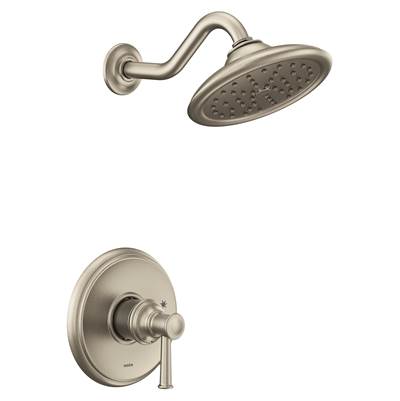 Moen UT2312EPBN- Belfield M-Core 2-Series Eco Performance 1-Handle Shower Trim Kit In Brushed Nickel (Valve Sold Separately)