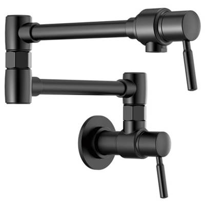 Brizo 62820LF-BL- Euro Pot Filler - Wall Mount | FaucetExpress.ca