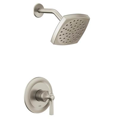 Moen UTS2912EPBN- Flara M-Core 2-Series Eco Performance 1-Handle Shower Trim Kit In Brushed Nickel (Valve Sold Separately)